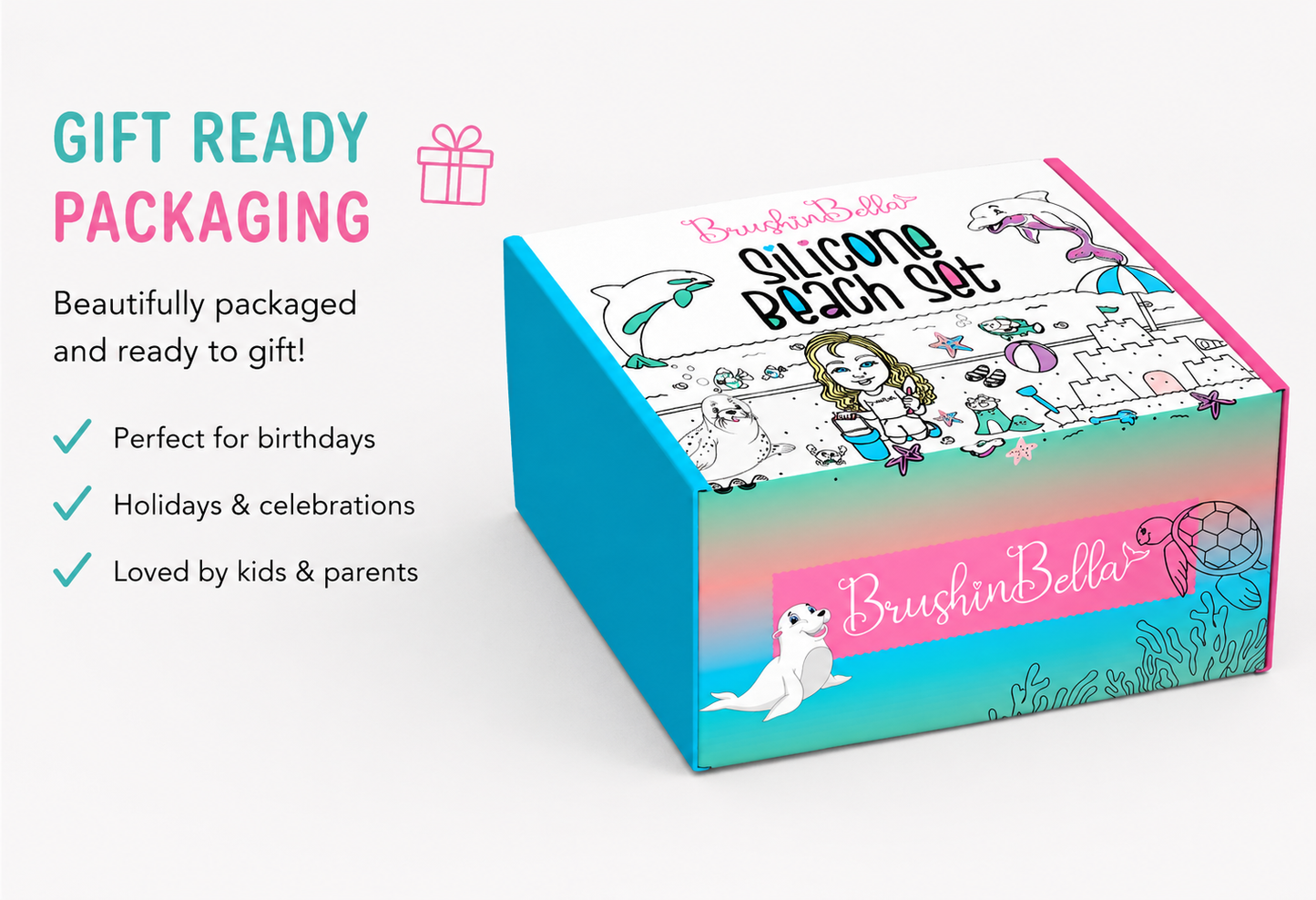 BrushinBella Silicone Beach Set