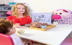 BrushinBella Silicone Tea Party Set - 12-Piece Toddler Toy Tea Set
