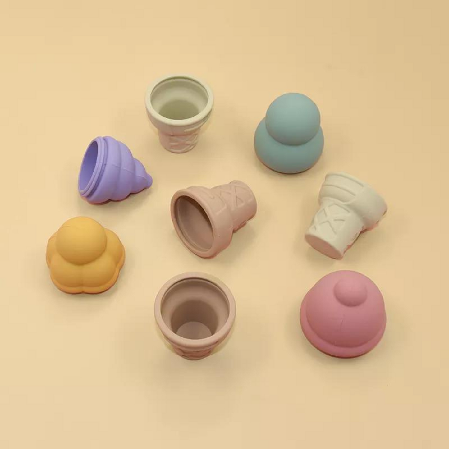 BrushinBella Silicone Bath Toy (Ice cream)