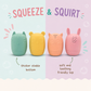 BrushinBella Silicone Bath Toy Animal Set with Stacking Cups