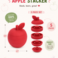 BrushinBella Silicone Stackable Toys (Watermelon/Apple)