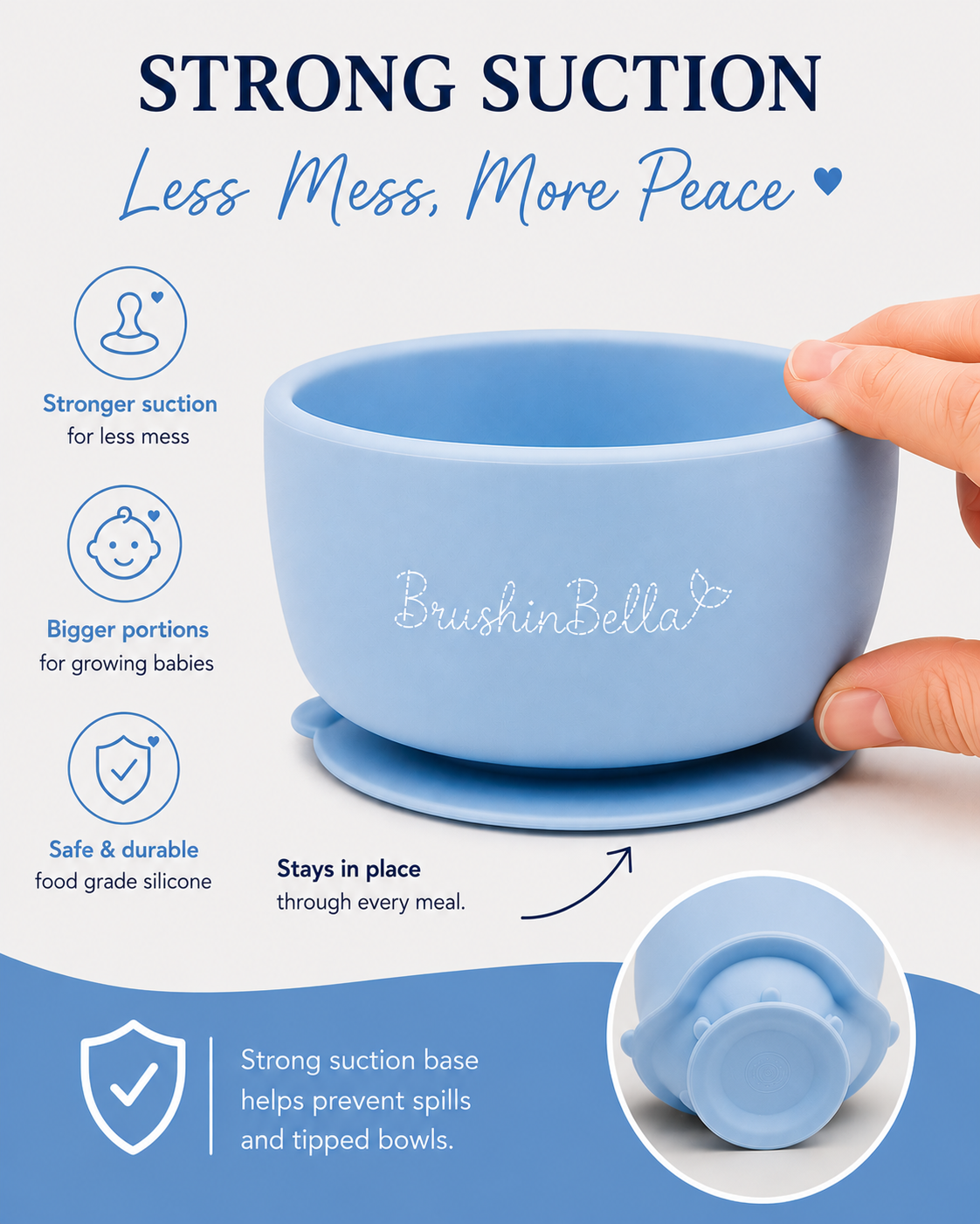 BrushinBella Silicone Feeding Set