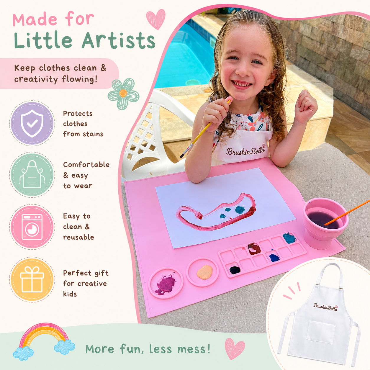 BrushinBella Silicone Craft Mat