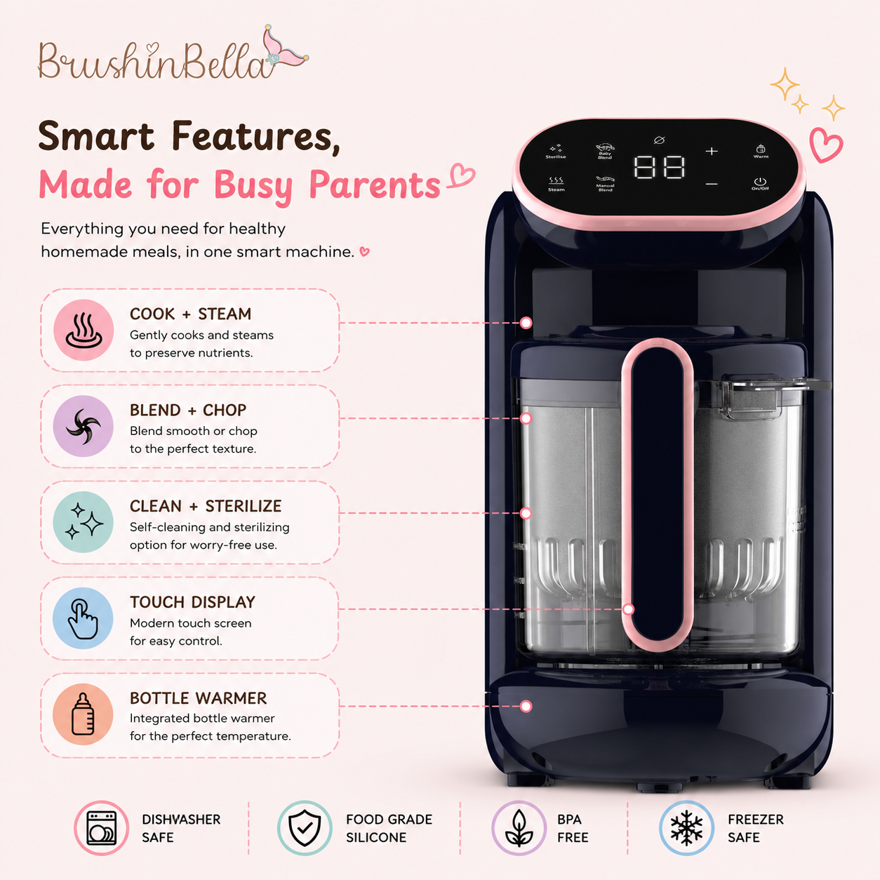 BrushinBella Baby Food Maker