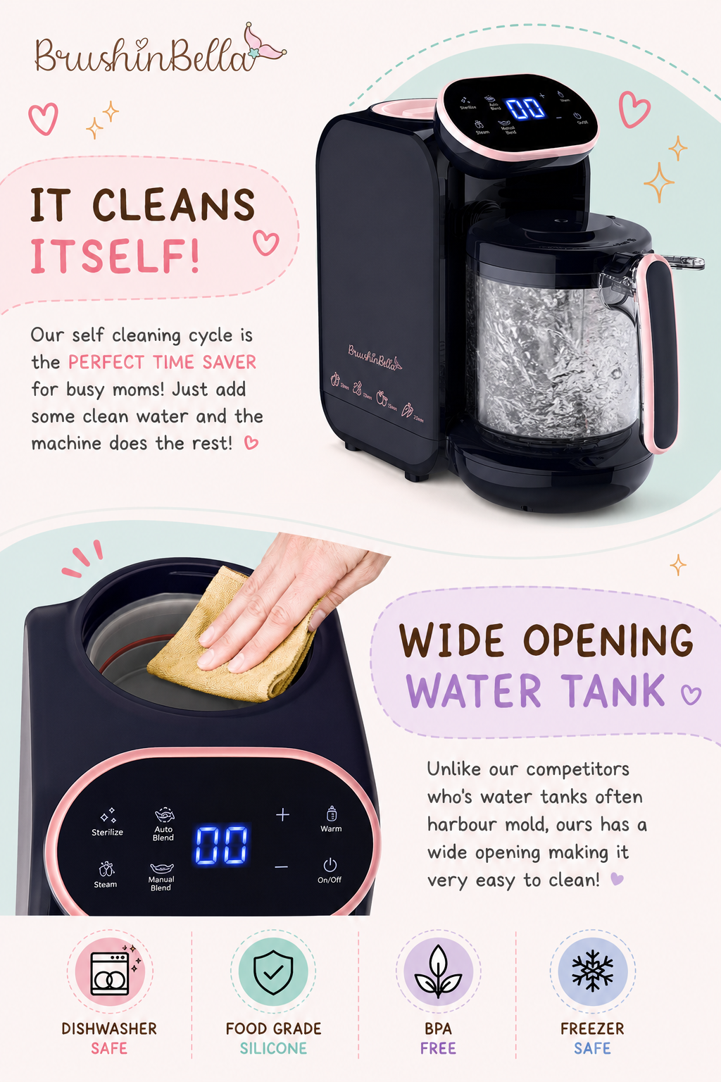 BrushinBella Baby Food Maker