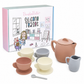 BrushinBella Silicone Tea Party Set - 12-Piece Toddler Toy Tea Set