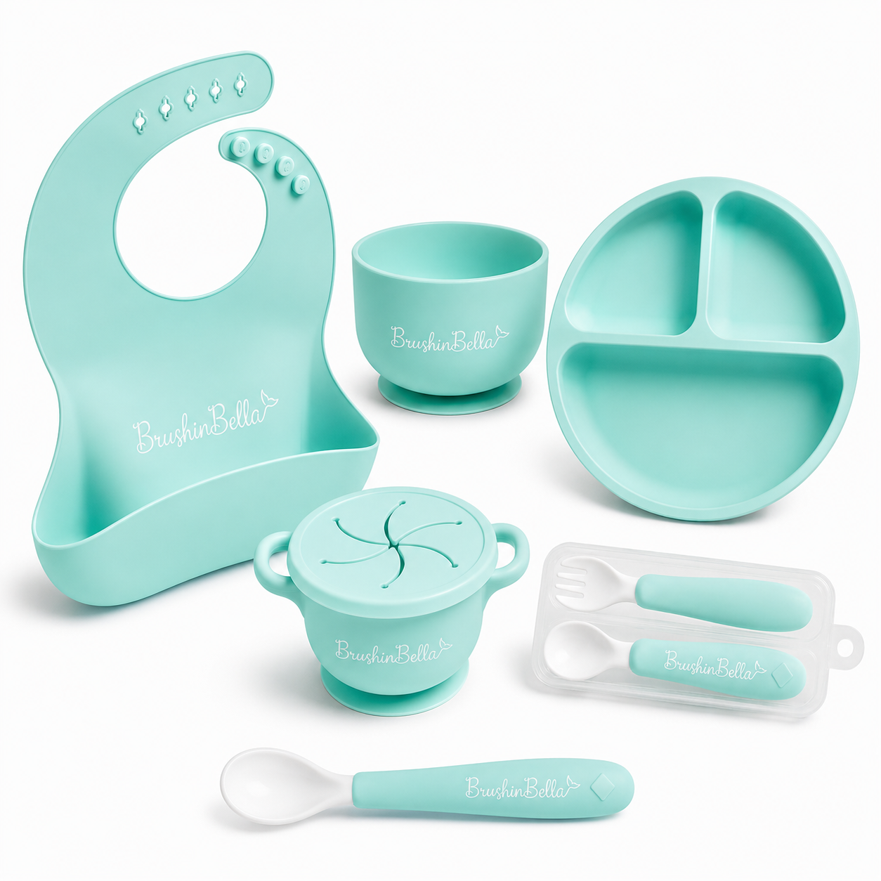 BrushinBella Silicone Feeding Set