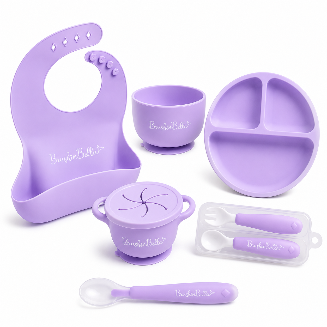 BrushinBella Silicone Feeding Set