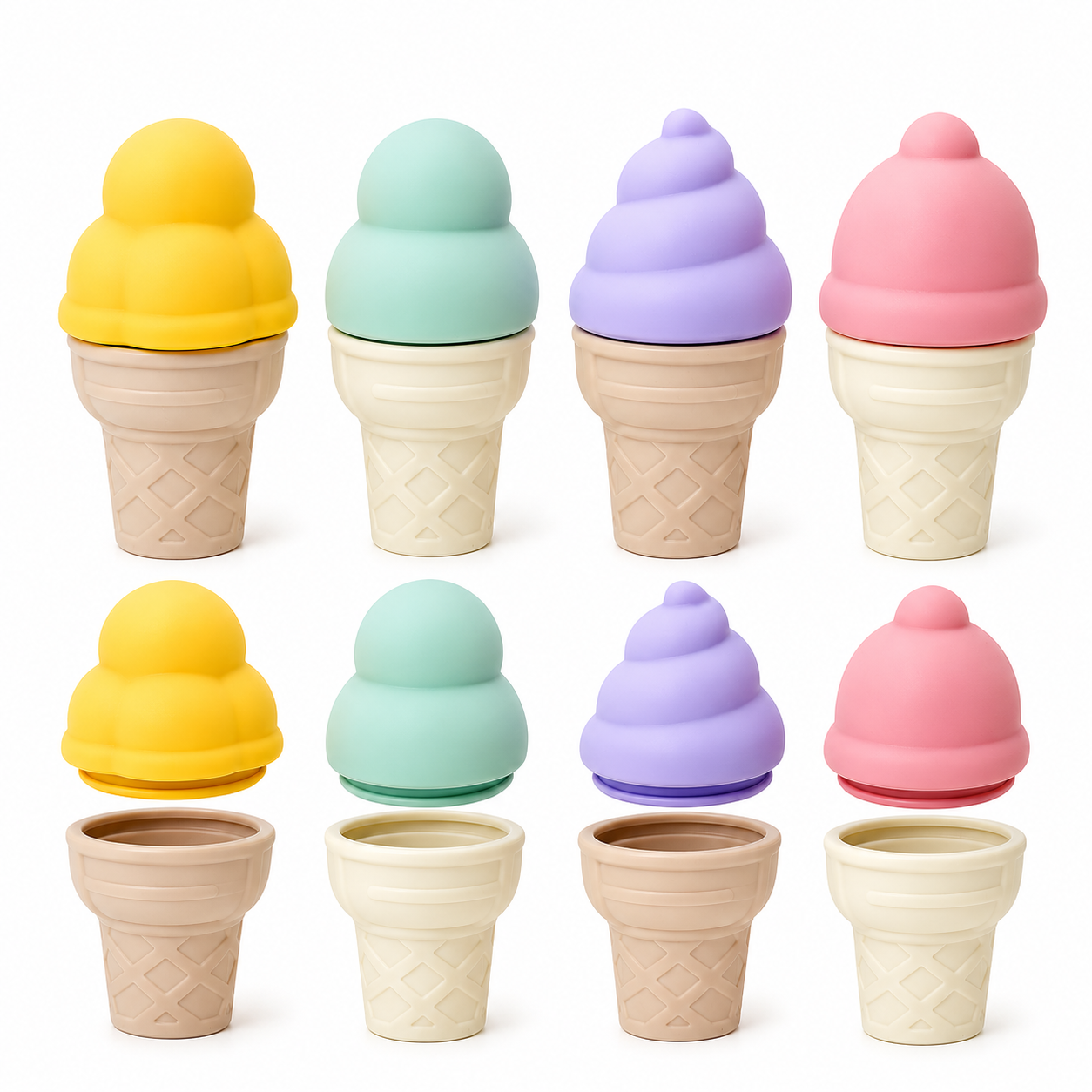 BrushinBella Silicone Bath Toy (Ice cream)