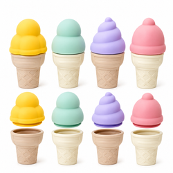 BrushinBella Silicone Bath Toy (Ice cream)
