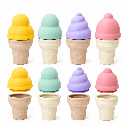 BrushinBella Silicone Bath Toy (Ice cream)